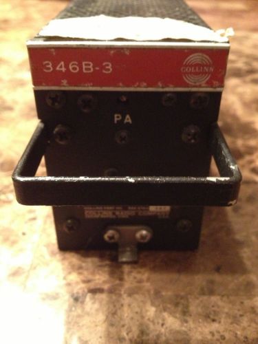 Collins 346b-3 remote audio control center p/n: 522-3763-003