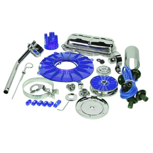 Empi 8654 blue deluxe vw engine trim kit for upright aircooled vw bug engines
