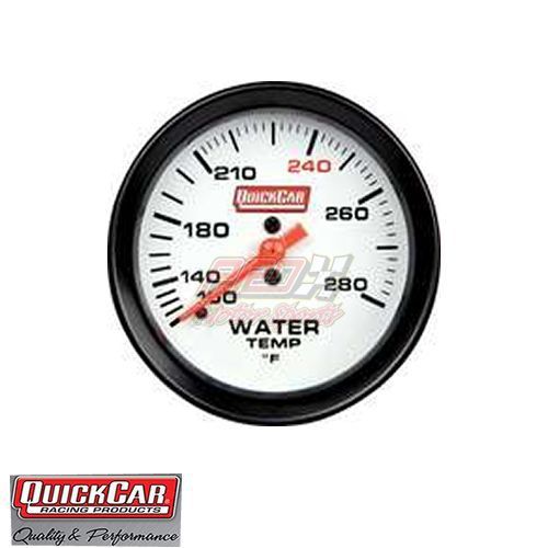 Quickcar  100-280 extreme series water temp guage (2 5/8 ) w/light 611-7006