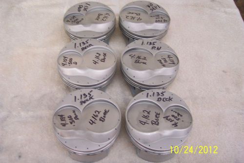 Bill miller  sb chevy 18 degree 4.162 bore custom pistons