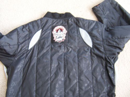 Snowmobile jacket castle x size m  replacement liner only  black red zippered
