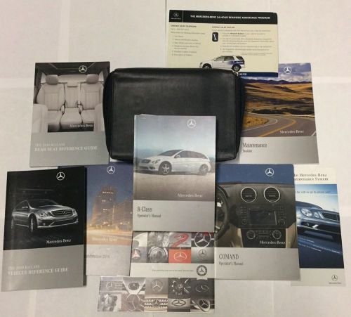 Mercedes w251 r class r350  genuine full set owners manual set oem 2009-2010