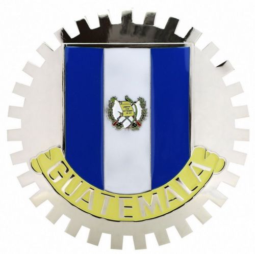 Flag of guatemala-car grille emblem badges new