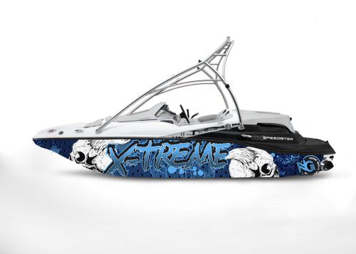 Ng graphic kit decal boat sportster sea doo speedster sport wrap skull x-treme
