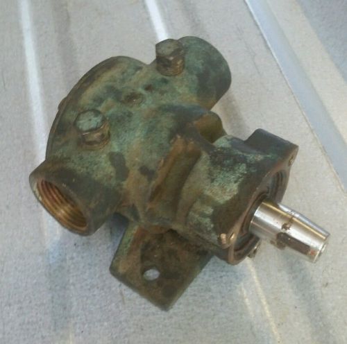 Jabsco 1 electromagnetic clutch impeller inboard boat pump 12v brass bronze