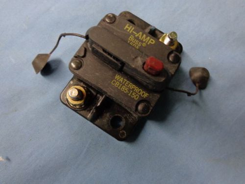 Buss hi amp manual reset 150 amp circuit breaker waterproof model cb185-150