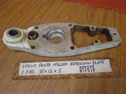 Volvo penta aq280 intermediate midsection housing extension plate 839548, 814318
