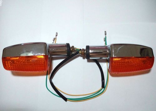 2 motorcycle turn signals indicators 12v
