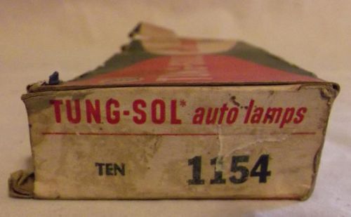 Vintage lot 9 tung-sol  ts1154 auto lamps