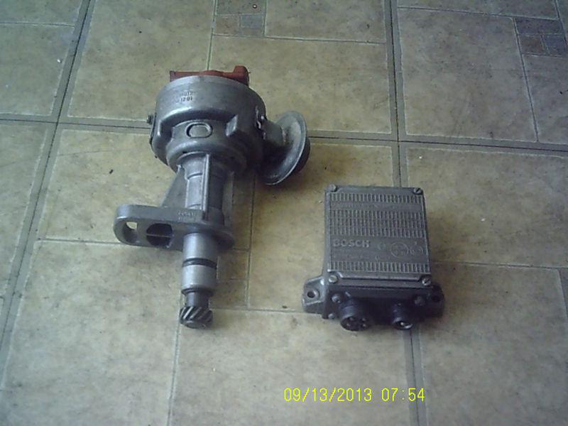 Mercedes  ignition distributor and ignition contrll box , 107 sl