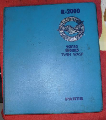 Pratt &amp; whitney r2000 parts catalog
