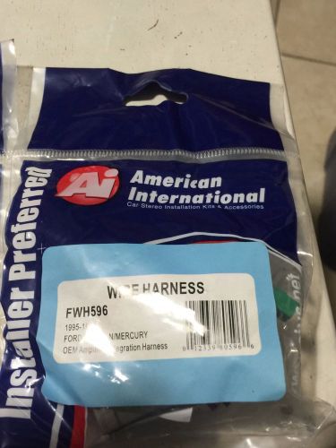 Mercury-ford car wiring harness plug for installing a new radio fwh596 amer inte