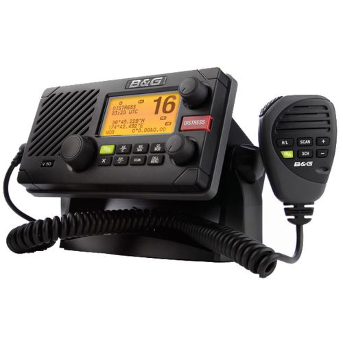 B&amp;g v50 fixed mount vhf marine radio w/ais dsc nmea2000 mfg# 000-11236-001