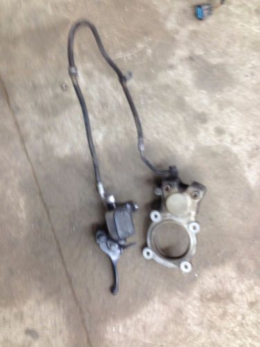 Skidoo mxz rev xp revxp grand touring 550 brake master cylinder and caliper