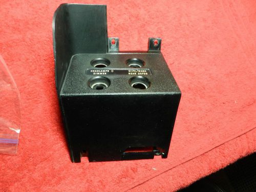 Excellent original 4 gang switch panel 72-73-74 cuda/challenger w/rear defog