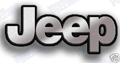Jeep  iron on 100% embroidery patch   2.75" x 1.25" wrangler laredo car auto