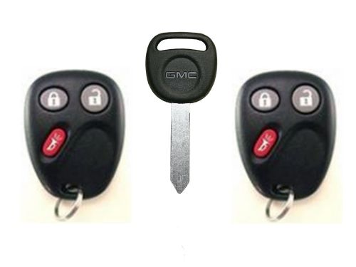 2003 2004 2005 2006 gmc yukon denali sierra new keyless remote pair + key lhj011