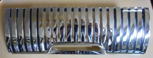 Lqqk!...&#039;51 &#039;52 chevy &#034;new chrome&#034; genuine gm speaker grille cover no ash tray