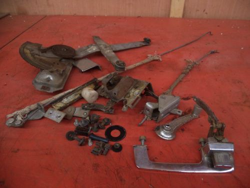 1966 mopar dodge polara 4 door passengers  side rear door &amp; window hardware