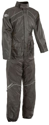 Joe rocket rs-2 rain suit black / black men's size 3x-large