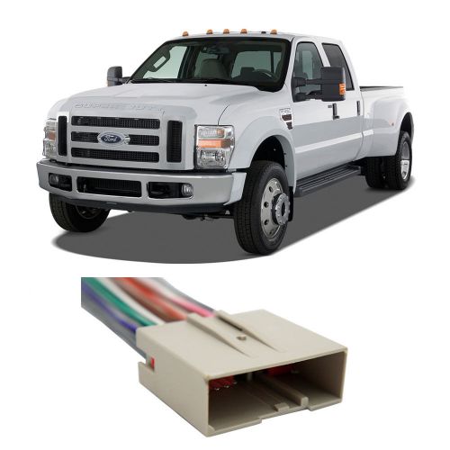 Ford f-450 2005-2010 factory stereo to aftermarket radio harness adapter
