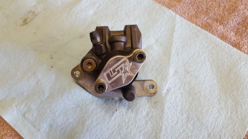 Banshee stock rear brake caliper with lone star brand billet e brake block off