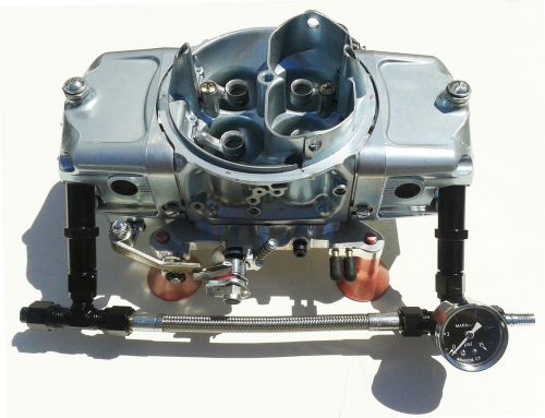 Speed demon 1563010  850 cfm mechanical gas with  blk #6 braided line with gauge