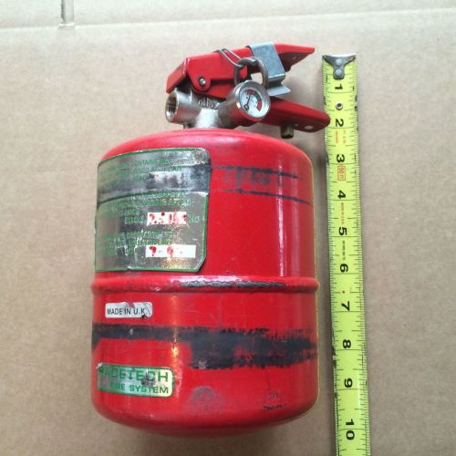 Halon 1211 race car fire extinguisher, racetech