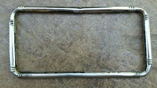 Rare accessory adjustable license plate frame no reserve 1932 1933 scta