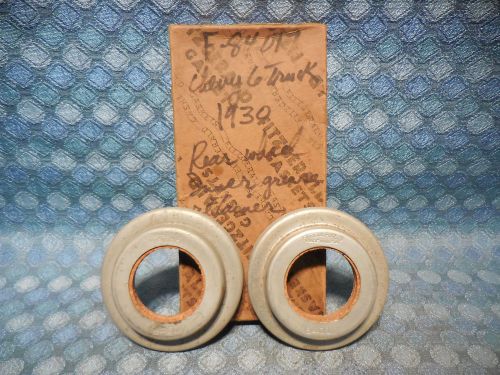 Early 1930 chevrolet truck 1-1/2 ton nors pair of inner rear wheel seals #358045