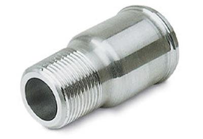 Moroso 63542 fitting straight 1" npt to 1 1/2" smooth hose aluminum each
