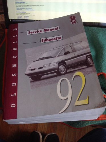 1992 oldsmobile silhouette van repair shop manual 92 olds original oem service