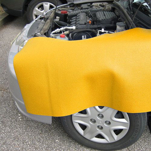 Car fender cover - yellow - 24 in x 36 in