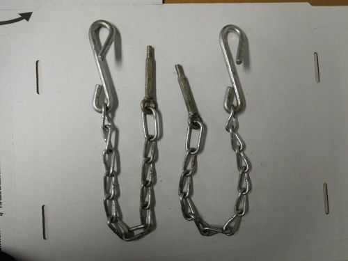 1954-1987 nos chev gmc stepside original tailgate chains-pair