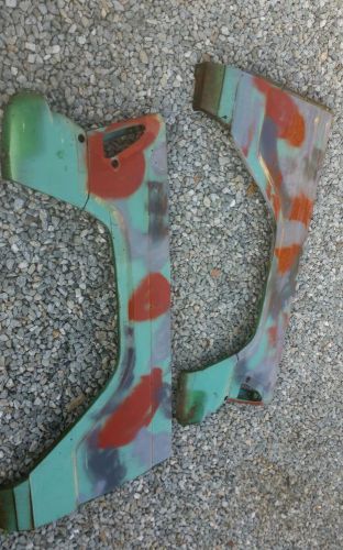 Jeep wagoneer cherokee fenders left &amp; right  oem kaiser amc deluxe grille style