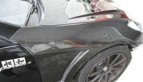 For hyundai genesis coupe 09 h1-style vented carbon front fender 2pcs