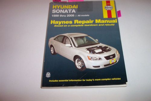 Hyundai /'99-'2008  sonata haynes repair manual / isbn-13:978-56392-736-2 /used
