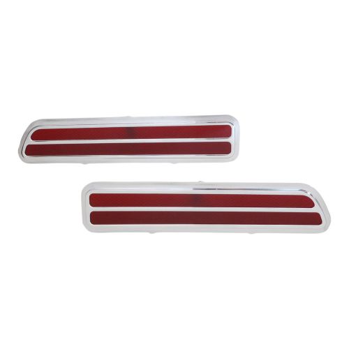 1969 69 camaro billet tail light lens and bezels rs polished made in u.s.a.