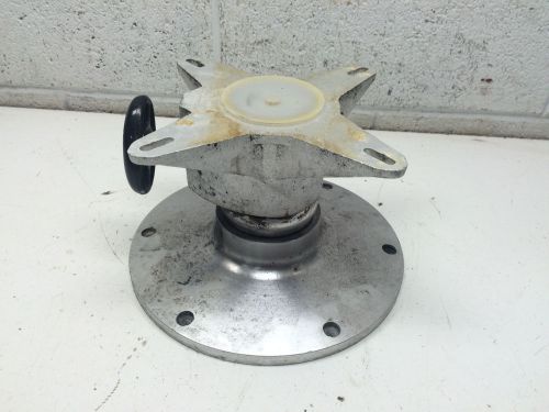 5.5&#034; tall garelick like springfield fixed height boat seat pedestal w/ swivel