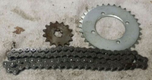 Yamaha pw 80 chain and sprockets pw80 set