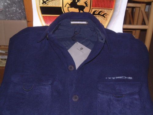 Porsche design nos 2003 men's alps fleece overshirt usa size m = euro l nib!