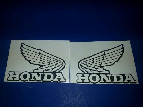 Honda atc 200x &amp; 350x size 2 pc decal cr emblem trx hrc 0em 125 250 500 graphic