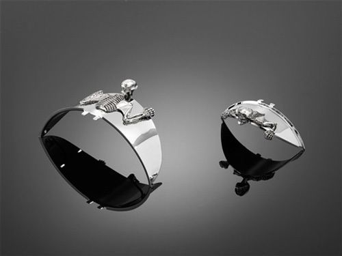 Highway hawk skull visor, small