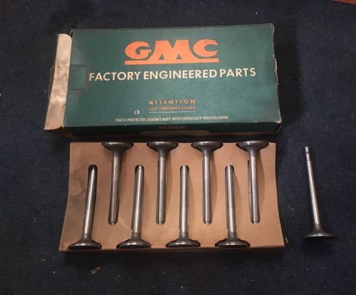 Nos 1950s gmc truck bus 324 370 exhaust valve set 9 valves oem 2372822