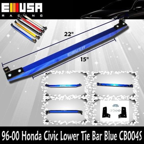 1996 1997 1998 1999 2000 honda civic lower tie bar blue new @-@