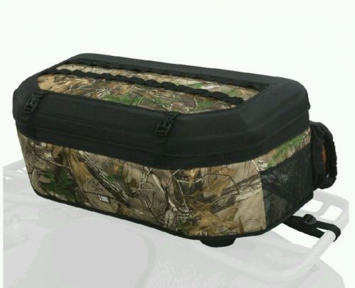 Atv rear rack gear bag front or rear utility camo cargo quadgear realtree xtra