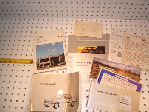 Mercedes1994 c220/c280 w202 owner&#039;s manual 1 set 10, 1 set of 10, c220/280