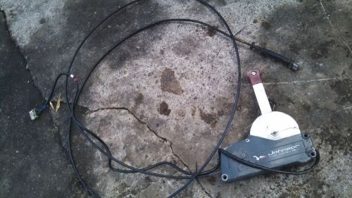 Johnson evinrude control box handle lever controls cables 73-7878 50-200 hp