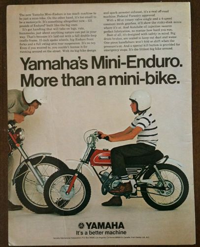Vintage yamaha ad