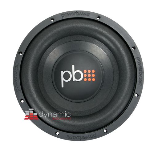 Powerbass s-1004 car audio 10&#034; single 4-ohm s-series subwoofers sub 550 watts